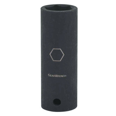 1/2 in Drive Deep Impact Sockets, 1.968 in, 6 Point