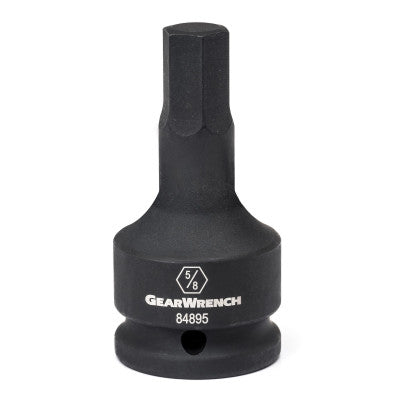 Hex Bit Impact SAE Sockets, 3/4 in Dr, 1 in Opening