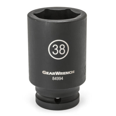 6 Point Deep Impact Metric Sockets, 3/4 in Dr, 30 mm Opening