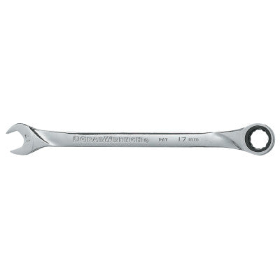XL Ratcheting Combination Wrenches, 17 mm Opening, 10 4/5 in