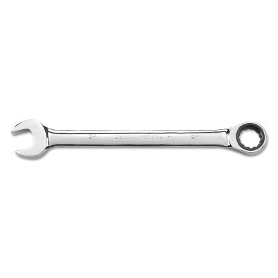 Surface Drive Combination Ratcheting Wrenches, 1 3/8 in Opening, 18.11 in Long