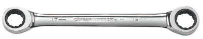 Double Box Ratcheting Wrenches, 11/16 in; 3/4 in