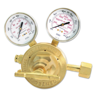 Single Stage Regulators, Oxygen, CGA 540, 4,000 psi inlet