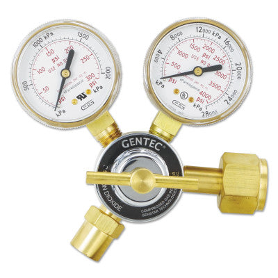 Single Stage Regulators, Carbon Dioxide, CGA 320, 4,000 psi inlet