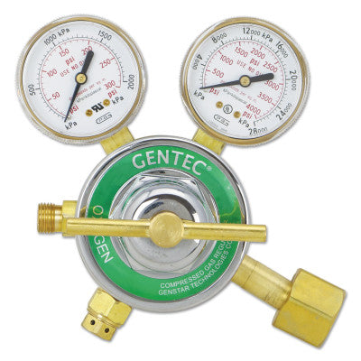 Single Stage Regulators, Oxygen, CGA 540, 4,000 psi inlet