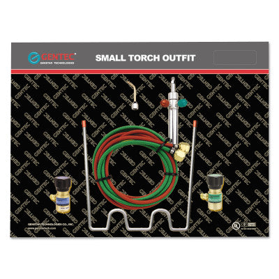 Small Torch Kit, Propane, Handle, Tip, Hose, Oxygen and Fuel Regulator, Carrier