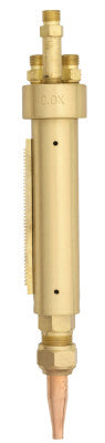 Machine Cutting Torches, 10 in Rack, 10 in Barrel, 8 in Cut Capacity, Acetylene