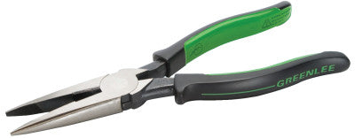 Long Nose Pliers, Chrome Vanadium Steel, 8 in