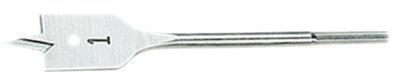 Wood Boring Spade Bits, 1 1/4 in Dia. x 6 1/4 in