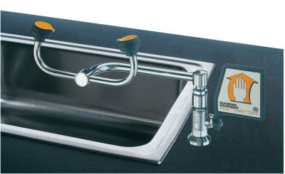 Deck Mount 90 Swivel Eye Washes, Right Hand