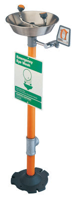 Pedestal Mounted Eye Washes, 12 in