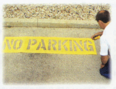 No Parking Stencil Kits, No Parking, 12 in