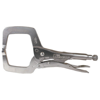 Locking C-Clamps, Locking Grip, 3 1/4 in Throat Depth