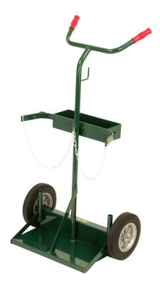 Series 140 Trucks, Holds 9 1/4"-10 1/2" Cylinders, 10" Solid Rubber, B.B. Wheels