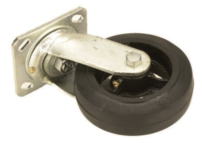 Truck Casters, WH 51S, Molded on Rubber, 6 in Diameter