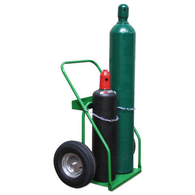 800 Series Carts, Holds 24" Cylinders, 10" Pneumatic Wheels