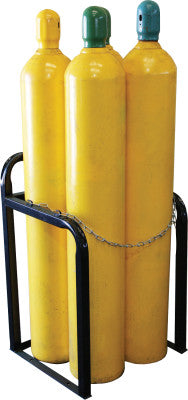 Cylinder Racks, 23" w x 36" h, Holds 4 Cylinders