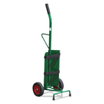 UCT Series Carts, Holds 1 Cylinder, 6 in Semi-Pneumatic Wheels