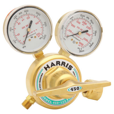 450 Industrial Duty Regulators, Acetylene, 0 - 15 psig, 500 psig