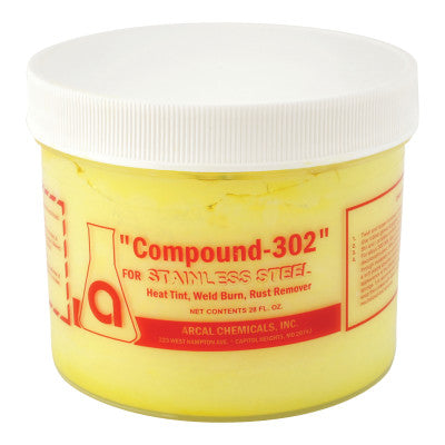 Compound 302 Stainless Steel Postweld Cleaner, 28 oz Jar