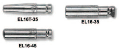 Eliminator Style Contact Tip, 0.045 in Wire, 0.054 in Tip, Tapered, EL16T