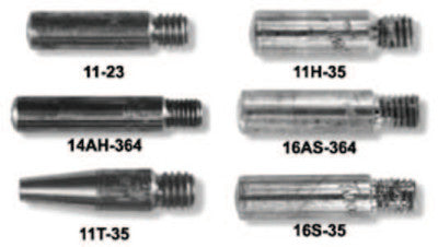 Contact Tip,  0.035 in Wire, 0.044 in Tip, Optional Tapered