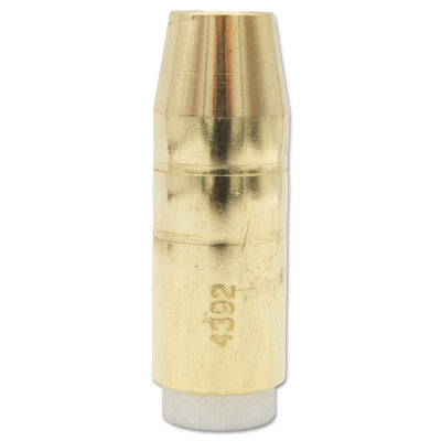 Mig Nozzles, Elliptical Series, 1/2 in Bore, Brass