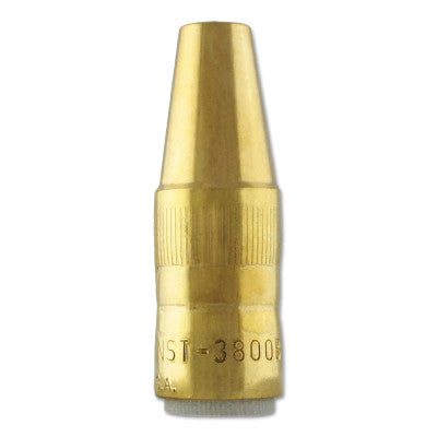 Mig Nozzles, Flush, 3/8 in Bore, For Q-Gun Series MIG Guns, Brass