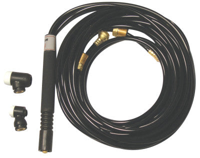 Water Cooled Flexible Tig Torch Packages, Flexible Head, 25 ft Vinyl Cable