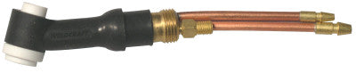 WP-20 Water Cooled Tig Torch Kit, Angled Head, 3/4 in Handle, 12.5 ft Cable