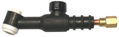 WP-9V Air Cooled Tig Torch Body, Angled Head, 3/4 in Handle