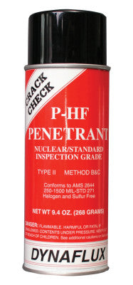 Visible Dye Penetrant Systems, Penetrant, Aerosol Can, 16 oz