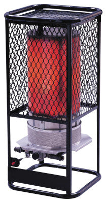 Portable Radiant Heater, 125,000 Btu/h, 17 h