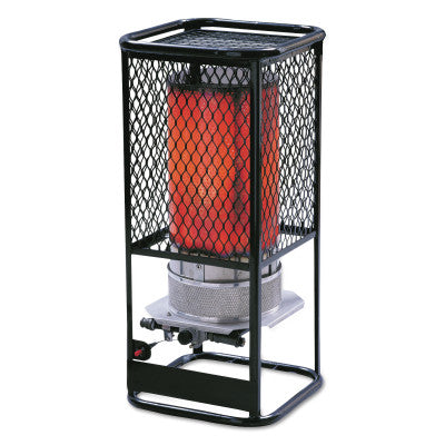 Portable Radiant Heater, 125,000 Btu/h, 17 h