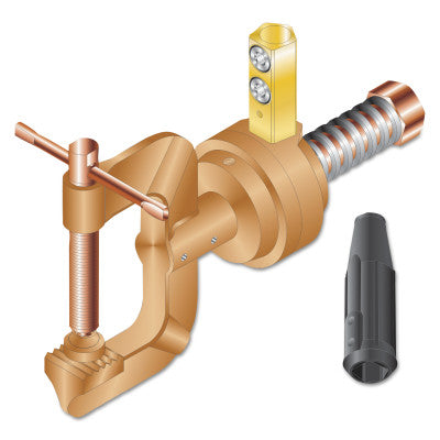 Combination Ground Clamps, 500 A, 3/0 - 4/0