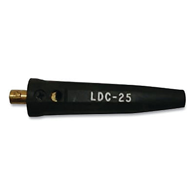 LDC-25 MALE CONNECTOR -BLACK