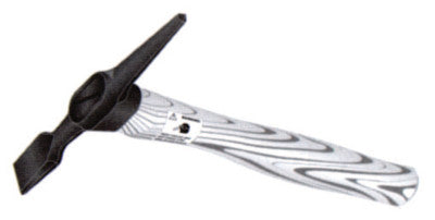 Chipping Hammers, 12 in, 20 oz Head, Cross Chisel and Pick, Hickory Handle