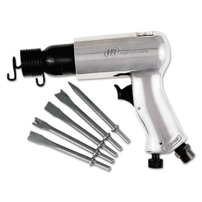 Air Hammer Kit, Standard Duty, 3 1/2 in Stroke L, 2,000 blows/min, w/5 Chisels