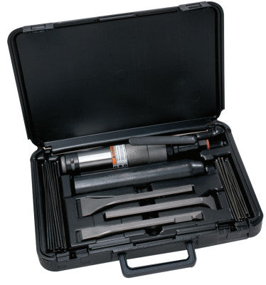 Pneumatic Needle Scaler Kits, 4,000 blows/min, 1 1/16 in Stroke