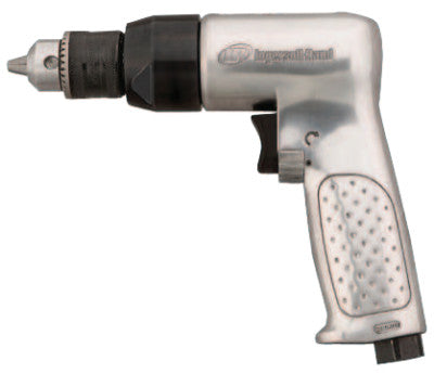 Ingersoll-Rand Pneumatic Drills, 3/8 in Chuck, 1/2 hp, 2,000 rpm