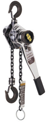 Silver Series Lever Chain Hoist, 3 Tons Cap., 10 ft Lifting Ht., 1 Fall, 53 lbf