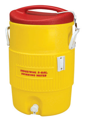 400 Series Coolers, 5 gal, Red, Yellow