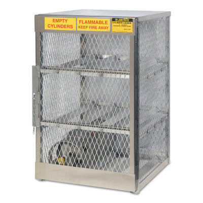 Aluminum Cylinder Lockers, (6) 20 or 33 lb. Cylinders