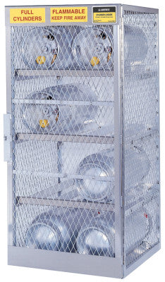 Aluminum Cylinder Lockers, (8) 20 or 33 lb. Cylinders