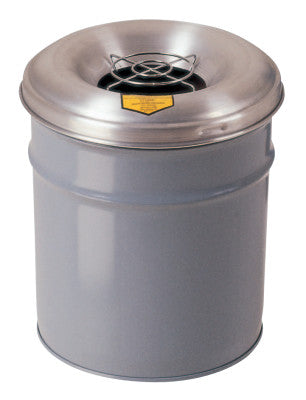 Cease-Fire Smoking Receptacles, 4 1/2 gal, 16 in h, Gray