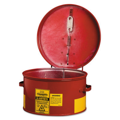 Dip Tanks, Hazardous Liquid Cleaning Tank, 1 gal, Red