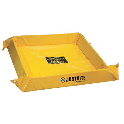 Maintenance Spill Containment Berms, Yellow, 90 gal, 6 ft x 6 ft