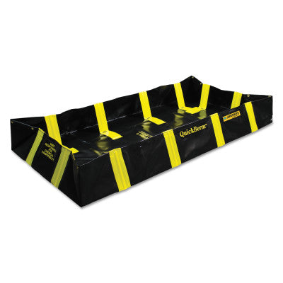 QuickBerm Spill Containment Berms, Black, 355 gal, 8 ft x 6 ft