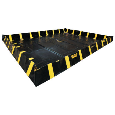 QuickBerm Spill Containment Berms, Black, 1435 gal, 16 ft x 12 ft