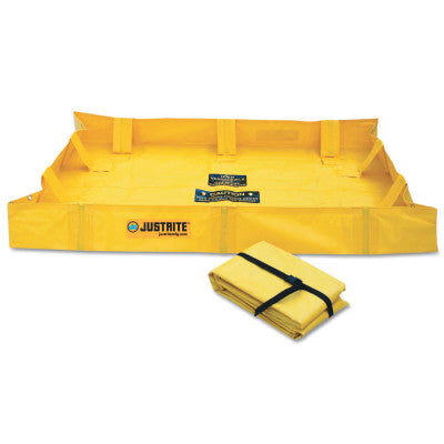 QuickBerm Lite Spill Containment Berms, Yellow, 119 gal, 6 ft x 4 ft